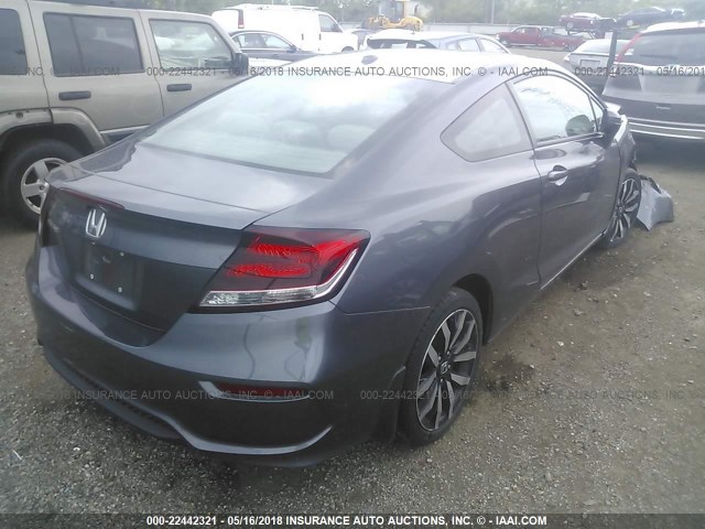 2HGFG3B01EH526730 - 2014 HONDA CIVIC EXL Gümüş foto 4