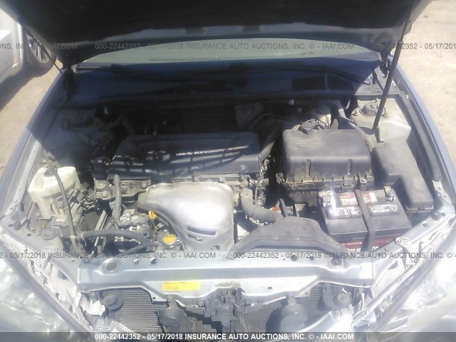 4T1BE32K66U702217 - 2006 TOYOTA CAMRY LE/XLE/SE მწვანე ფოტო 10