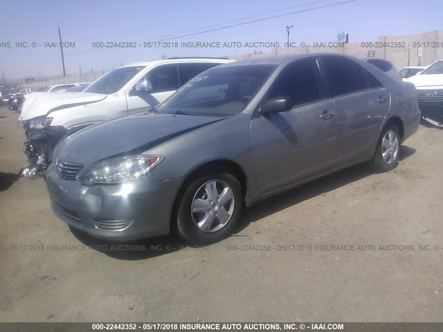4T1BE32K66U702217 - 2006 TOYOTA CAMRY LE/XLE/SE მწვანე ფოტო 2