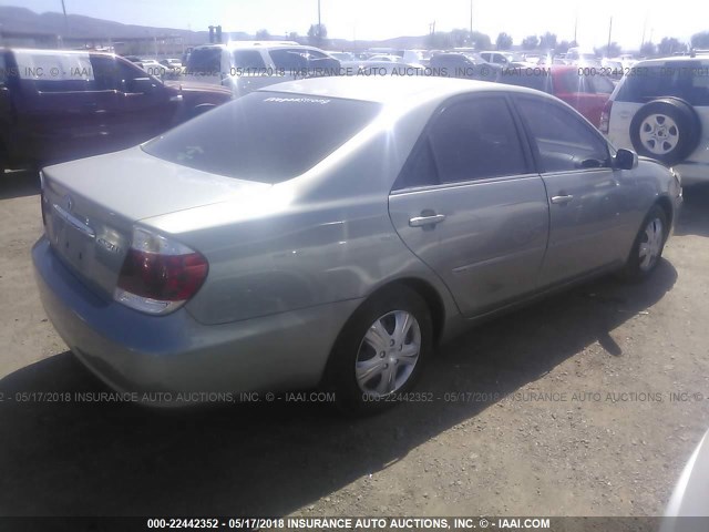 4T1BE32K66U702217 - 2006 TOYOTA CAMRY LE/XLE/SE მწვანე ფოტო 4