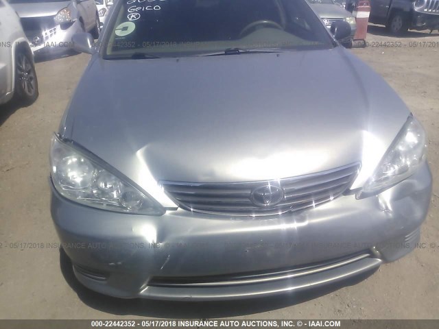 4T1BE32K66U702217 - 2006 TOYOTA CAMRY LE/XLE/SE მწვანე ფოტო 6