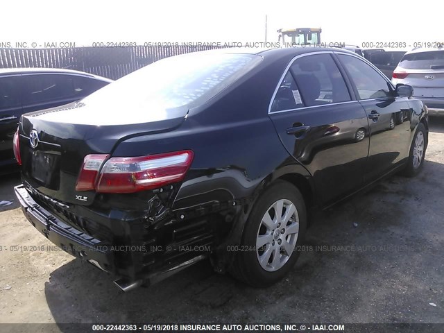 4T1BE46K49U346936 - 2009 TOYOTA CAMRY SE/LE/XLE BLACK photo 4