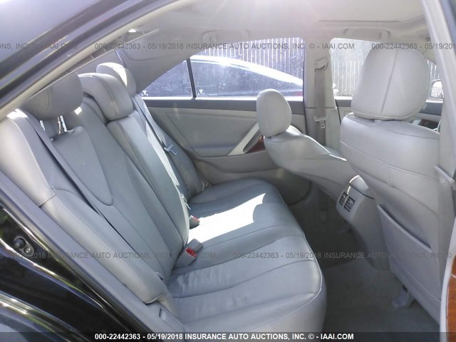 4T1BE46K49U346936 - 2009 TOYOTA CAMRY SE/LE/XLE BLACK photo 8