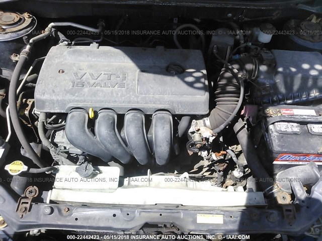 2T1KR32E53C070922 - 2003 TOYOTA COROLLA MATRIX XR BLUE photo 10