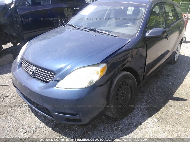 2T1KR32E53C070922 - 2003 TOYOTA COROLLA MATRIX XR BLUE photo 6