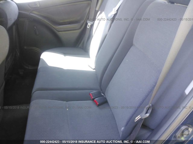 2T1KR32E53C070922 - 2003 TOYOTA COROLLA MATRIX XR BLUE photo 8