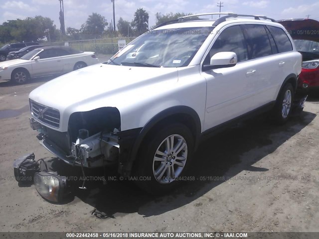 YV4982CY8A1533087 - 2010 VOLVO XC90 3.2 WHITE photo 2