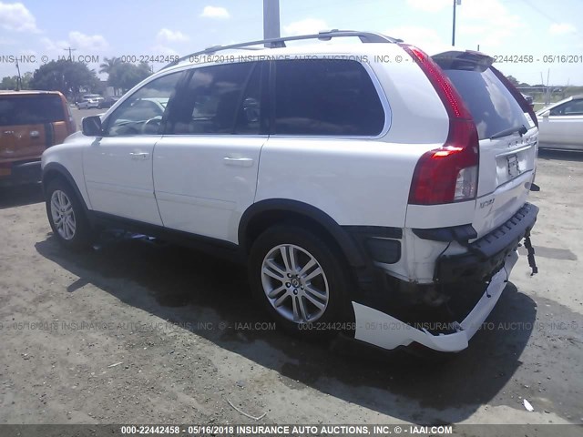 YV4982CY8A1533087 - 2010 VOLVO XC90 3.2 WHITE photo 3