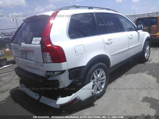 YV4982CY8A1533087 - 2010 VOLVO XC90 3.2 WHITE photo 4