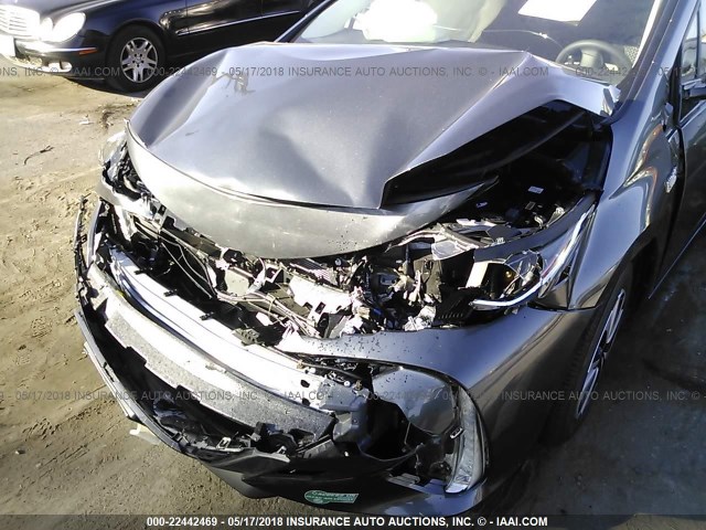 JTDKARFP3H3040839 - 2017 TOYOTA PRIUS PRIME  灰色 照片 6