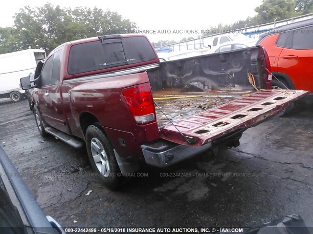 1N6AA06A44N504784 - 2004 NISSAN TITAN XE/SE/LE RED photo 3