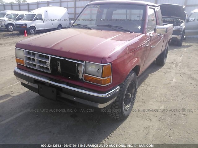 1FTCR15T3LPA15972 - 1990 FORD RANGER SUPER CAB RED photo 6