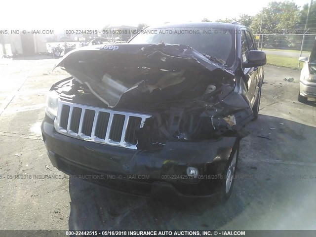 1J4RS4GT6BC676442 - 2011 JEEP GRAND CHEROKEE LAREDO BLACK photo 6