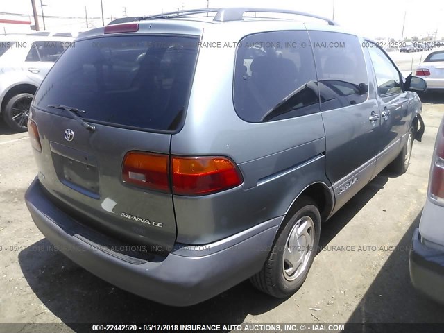 4T3ZF13C0YU302493 - 2000 TOYOTA SIENNA LE/XLE GRAY photo 4