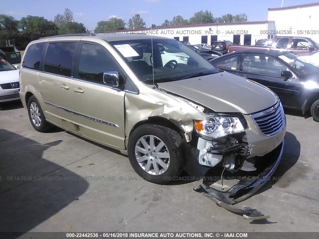 2A4RR8DG9BR677179 - 2011 CHRYSLER TOWN & COUNTRY TOURING L GOLD photo 1