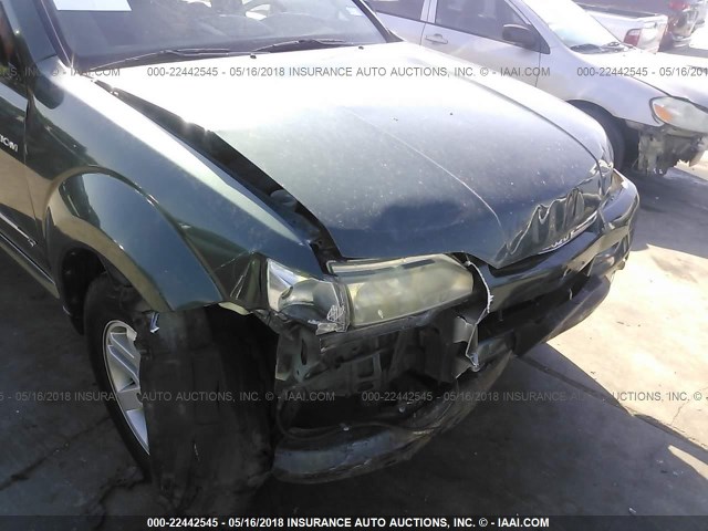 4S2DE58Y044601504 - 2004 ISUZU AXIOM XS Yaşıl foto 6