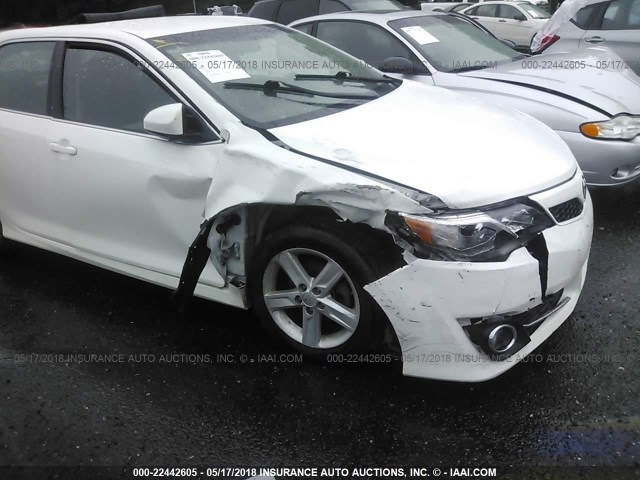 4T1BF1FK0EU466710 - 2014 TOYOTA CAMRY L/SE/LE/XLE 白色 照片 6