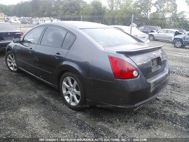 1N4BA41EX7C809446 - 2007 NISSAN MAXIMA SE/SL GRAY photo 3