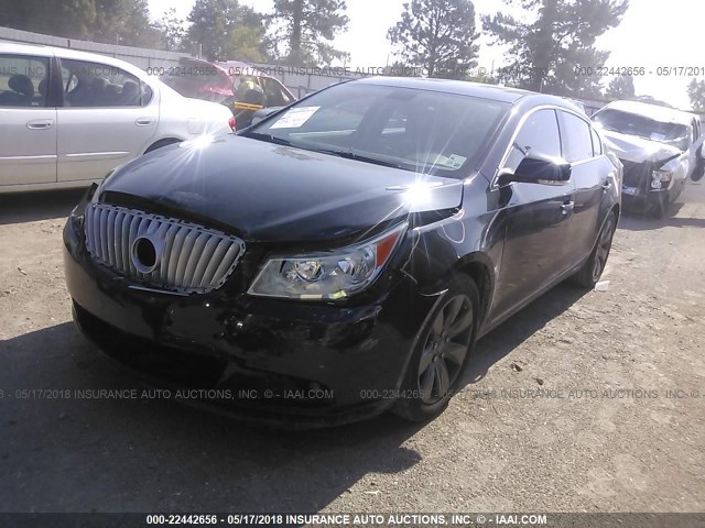 1G4GE5EV8AF297319 - 2010 BUICK LACROSSE CXS BLACK photo 2