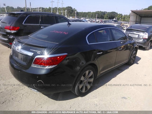 1G4GE5EV8AF297319 - 2010 BUICK LACROSSE CXS BLACK photo 4