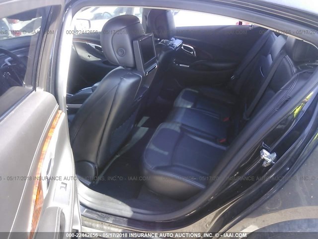 1G4GE5EV8AF297319 - 2010 BUICK LACROSSE CXS BLACK photo 8