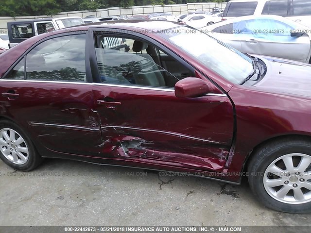 4T1BE32K84U286782 - 2004 TOYOTA CAMRY LE/XLE/SE მუქწითელი ფოტო 6