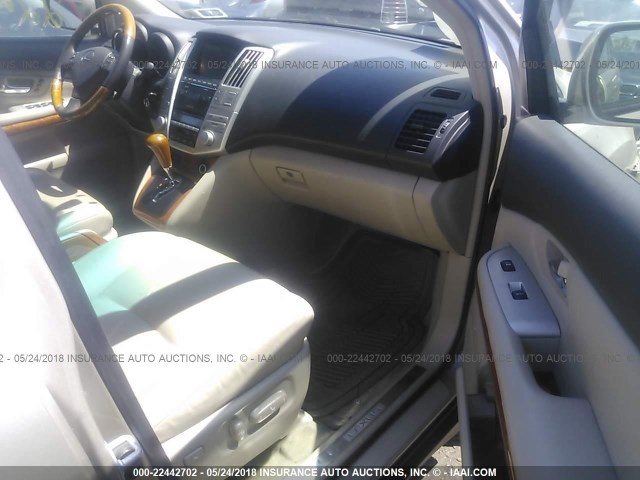 JTJHW31U672023296 - 2007 LEXUS RX 400H TAN photo 5