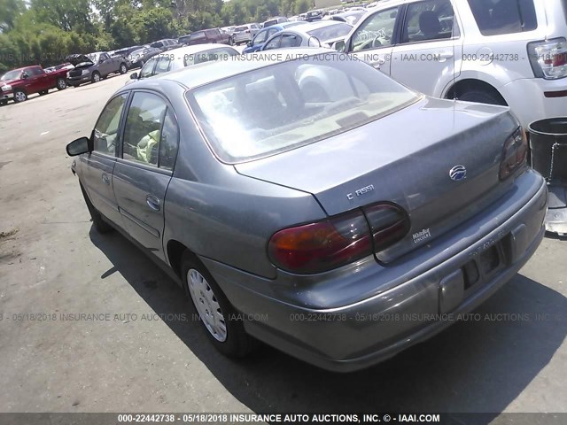 1G1ND52F75M180417 - 2005 CHEVROLET CLASSIC ნაცრისფერი ფოტო 3