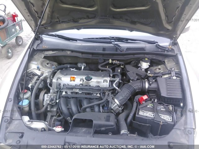 1HGCP2F47AA053953 - 2010 HONDA ACCORD LXP TAN photo 10