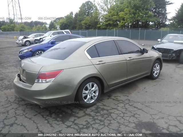 1HGCP2F47AA053953 - 2010 HONDA ACCORD LXP TAN photo 4