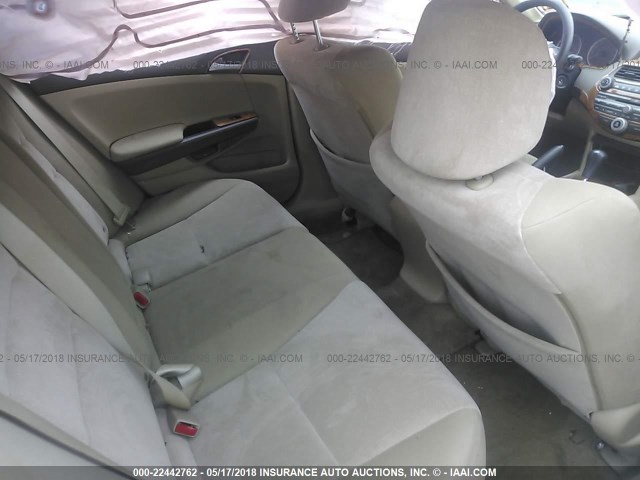 1HGCP2F47AA053953 - 2010 HONDA ACCORD LXP TAN photo 8