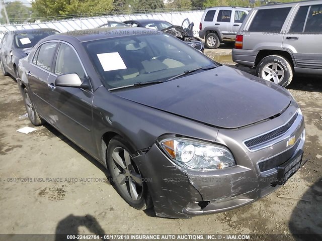 1G1ZC5E07CF243058 - 2012 CHEVROLET MALIBU 1LT 棕色 照片 1