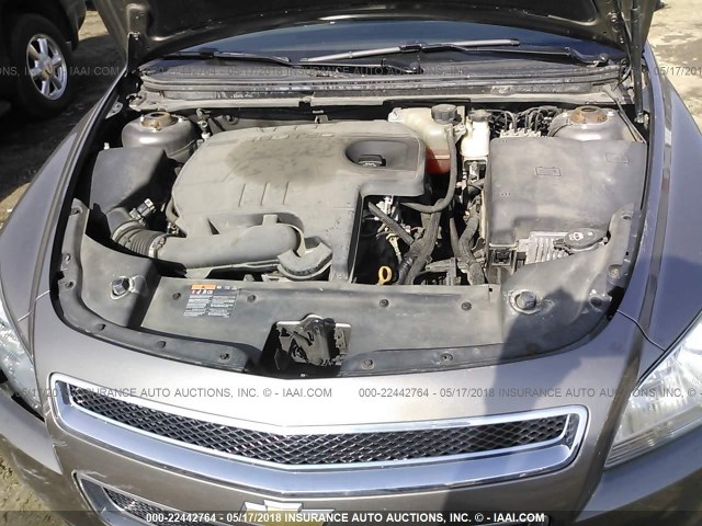 1G1ZC5E07CF243058 - 2012 CHEVROLET MALIBU 1LT 棕色 照片 10
