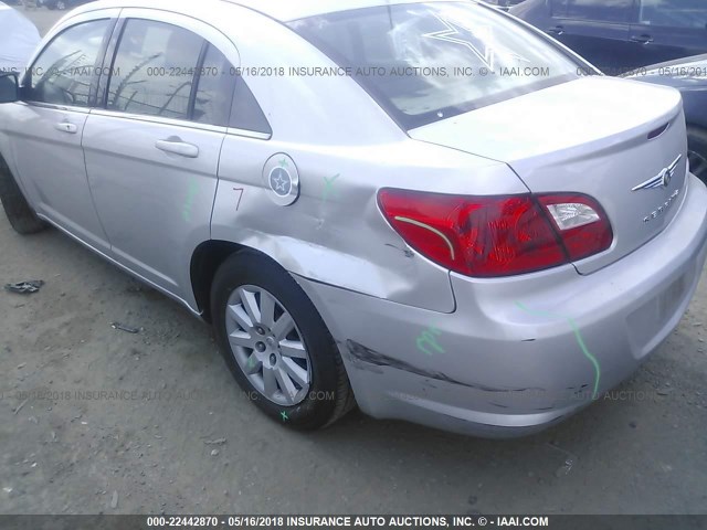 1C3CC4FB4AN225583 - 2010 CHRYSLER SEBRING TOURING SILVER photo 6