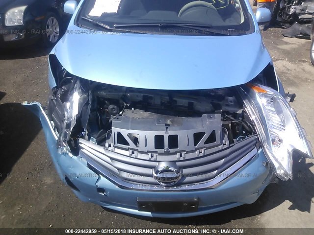 3N1CE2CP3EL429018 - 2014 NISSAN VERSA NOTE S/S PLUS/SV/SL TEAL photo 6