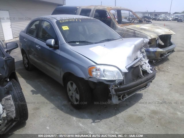 KL1TD5DE2AB130668 - 2010 CHEVROLET AVEO LS/LT 银色 照片 1