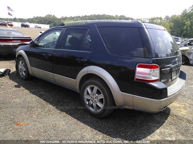 1FMDK07W98GA15570 - 2008 FORD TAURUS X EDDIE BAUER Dark Blue photo 3