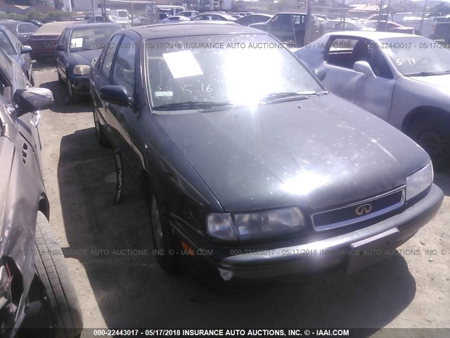 JNKCP01D8TT545312 - 1996 INFINITI G20 GREEN photo 1