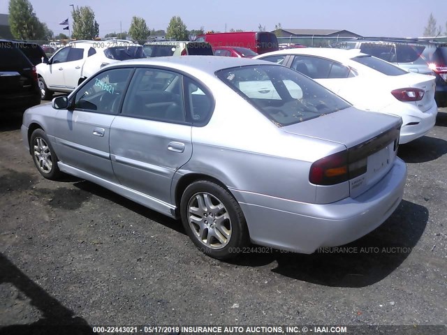 4S3BE646445208404 - 2004 SUBARU LEGACY GT SILVER photo 3