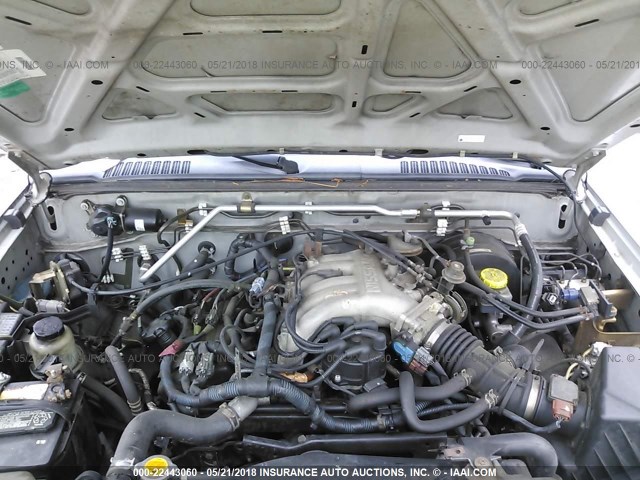 5N1ED28TX4C686794 - 2004 NISSAN XTERRA XE/SE SILVER photo 10