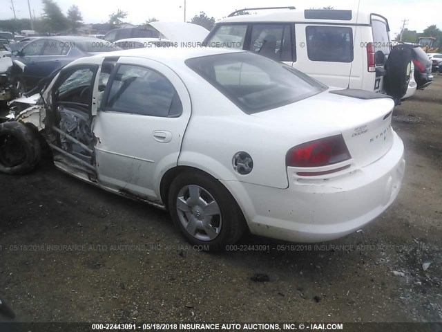 1B3EL46R56N267920 - 2006 DODGE STRATUS SXT WHITE photo 3