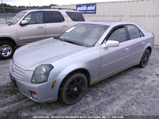 1G6DP577970161652 - 2007 CADILLAC CTS HI FEATURE V6 SILVER photo 2