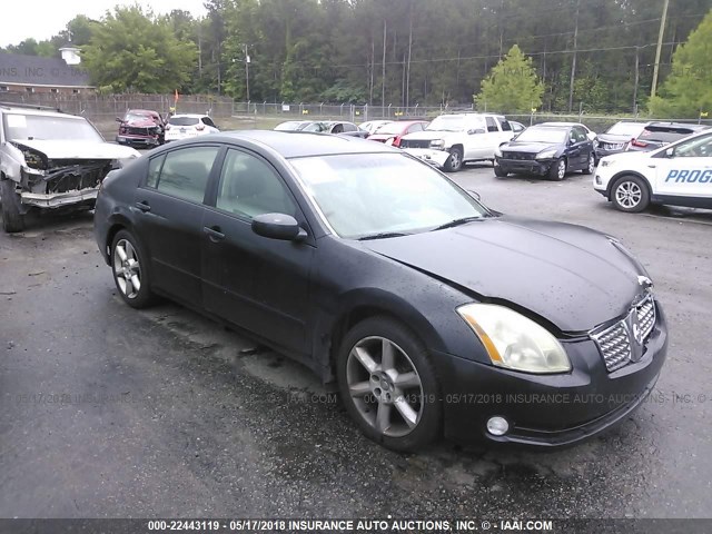 1N4BA41E25C849940 - 2005 NISSAN MAXIMA SE/SL BLACK photo 1