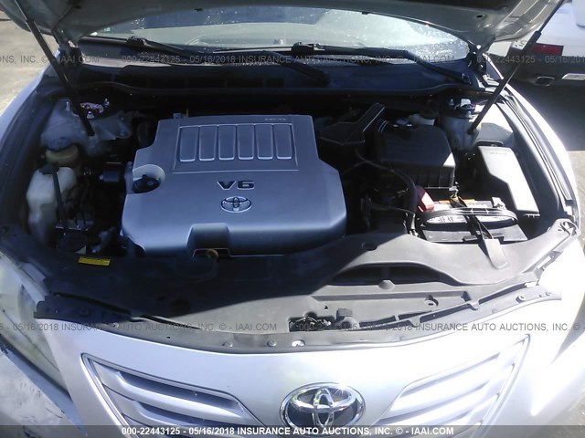 4T1BK46K97U023097 - 2007 TOYOTA CAMRY NEW GENERAT LE/XLE/SE SILVER photo 10