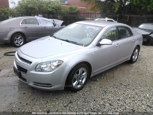 1G1ZH57B68F158705 - 2008 CHEVROLET MALIBU 1LT 银色 照片 2
