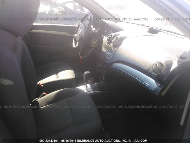 KL1TD56E09B354689 - 2009 CHEVROLET AVEO LS/LT 灰色 照片 5