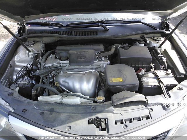 4T1BF1FK1CU176103 - 2012 TOYOTA CAMRY SE/LE/XLE 银色 照片 10