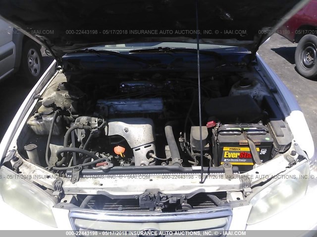 4T1BG22K01U849694 - 2001 TOYOTA CAMRY CE/LE/XLE 白色 照片 10
