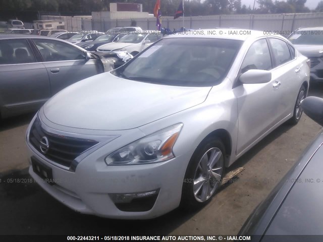 1N4AL3AP4DC903383 - 2013 NISSAN ALTIMA 2.5/S/SV/SL WHITE photo 2