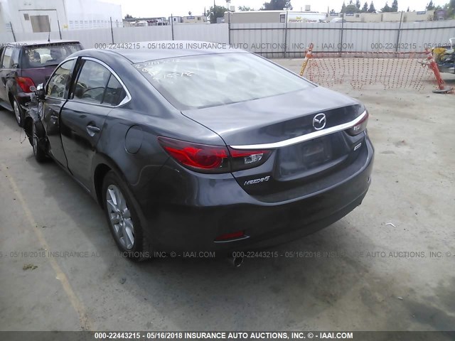 JM1GJ1U61F1178065 - 2015 MAZDA 6 SPORT GRAY photo 3